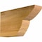 Ekena Millwork Crestline Rough Sawn Rafter Tail, Western Red Cedar, 4"W x 10"H x 18"L RFT04X10X18CRE00RWR - alternate 1